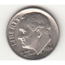 1984 - 10 Cents (Dime) Rame-nickel Dollaro Stati Uniti Roosevelt  Dime FDC